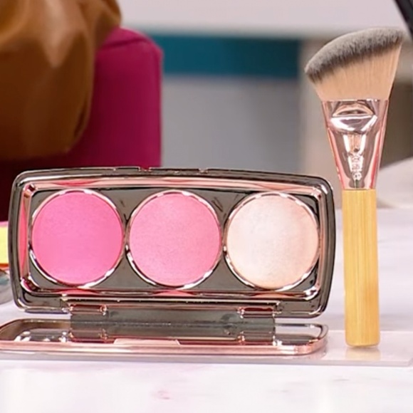 tarte Shape Tape Glow Blush Bar (Rose) w/ Brush- NIB - Picture 12 of 16